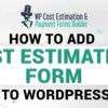 Cost Estimation Form