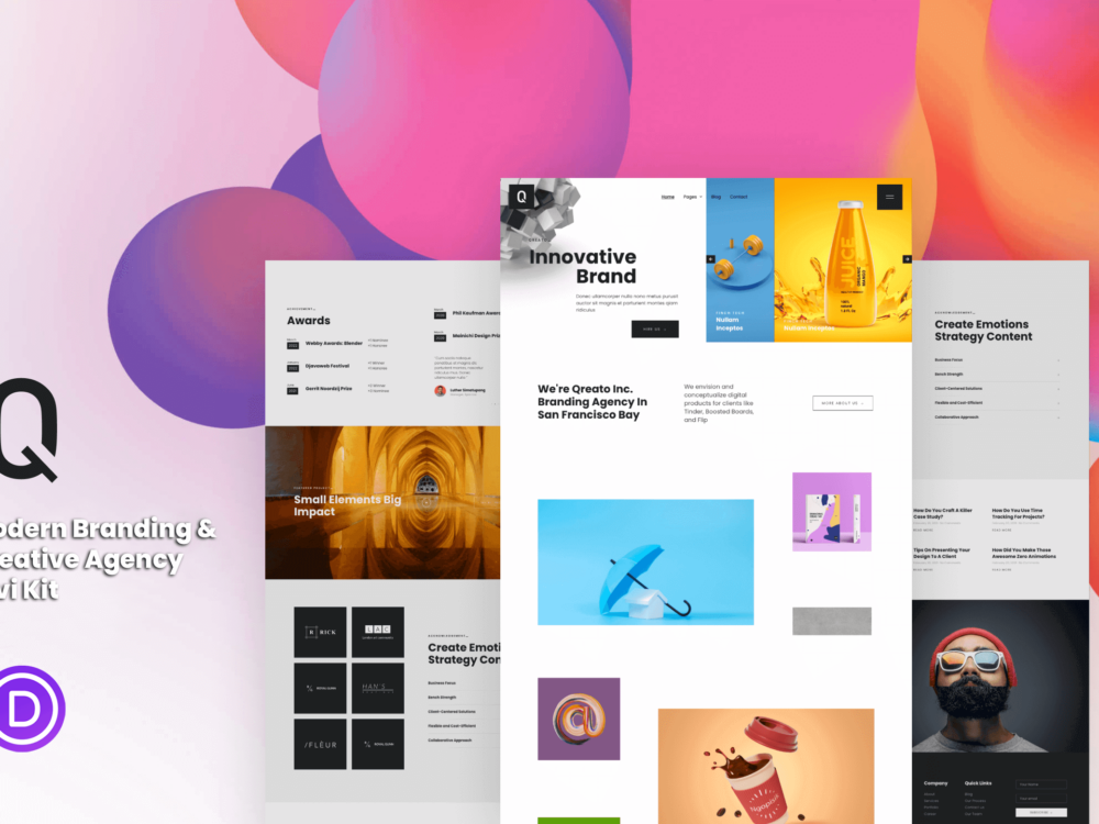 Qreato Divi Layout