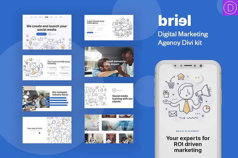 Briel-Digital-Marketing-Agency-Divi-Template-Kit