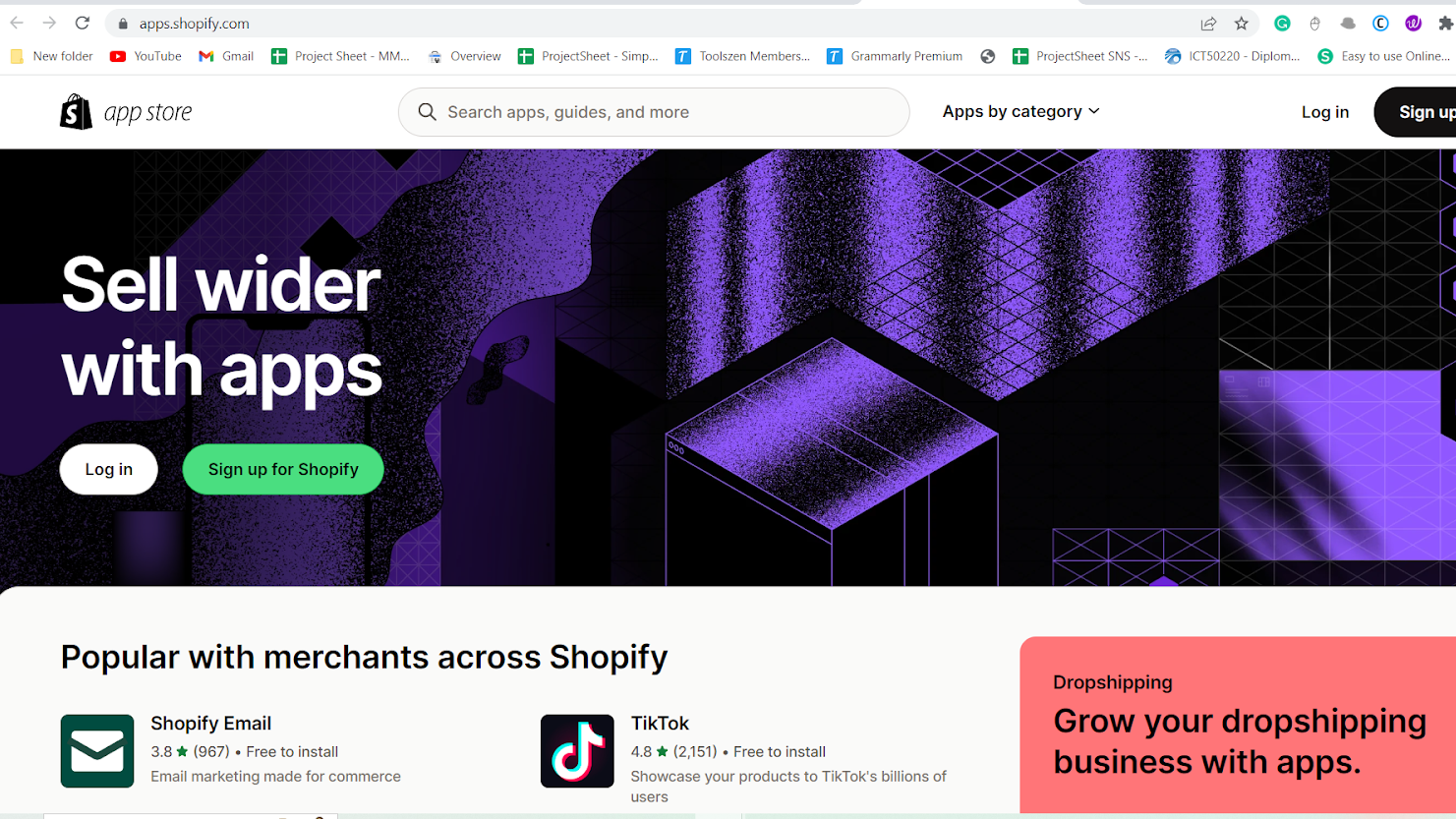 Shopify apps
